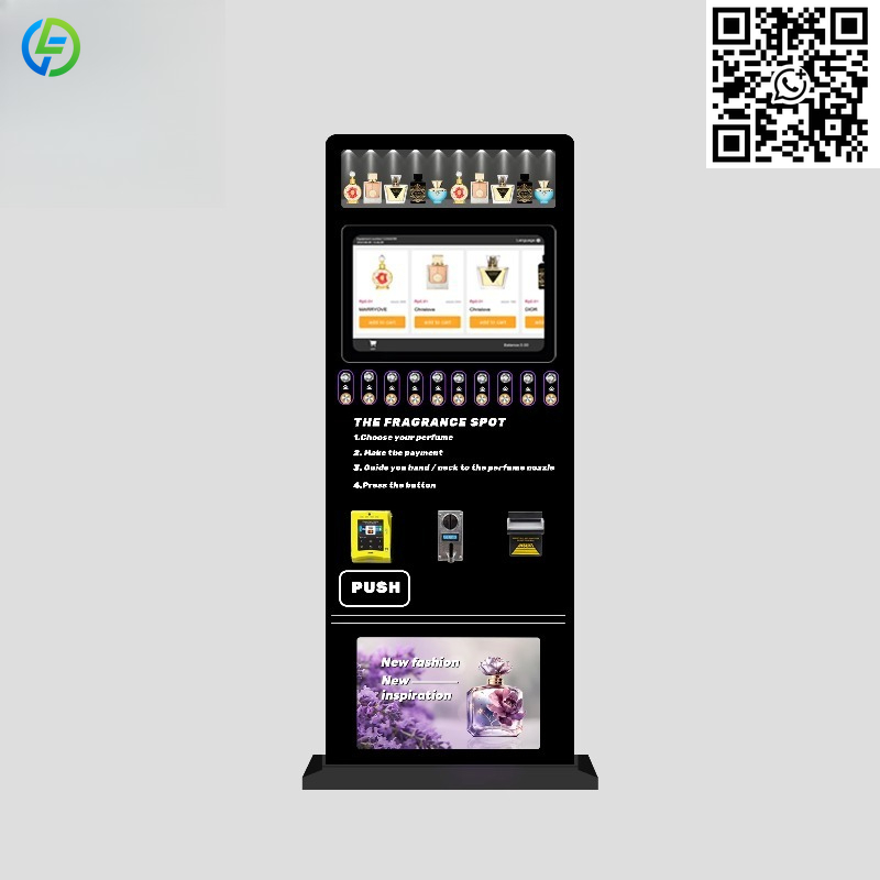 Perfume Fragrance Vending Machine - カスタマイズ可能な人気卸売ショッピングモール商業街自立型フレグランススプレーと香水販売自動販売機