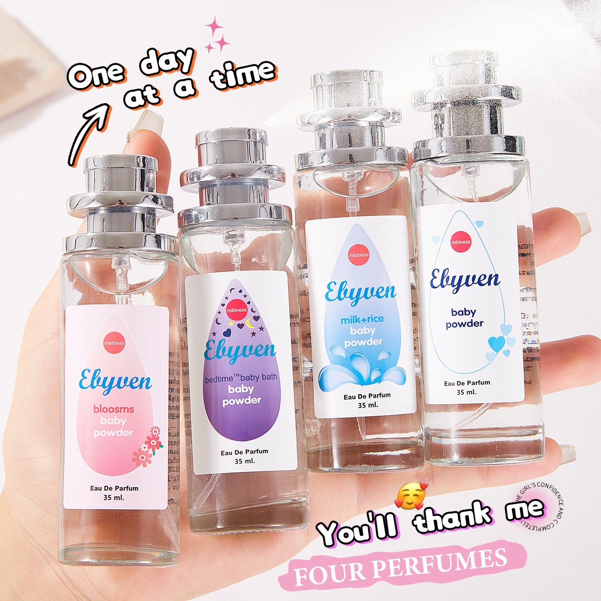 Perfume High Fragrance - ベビーミルクパウダー女性用香水フレッシュエレガント高品質フローラル＆フルーティ持続性のある香りミルクベビー香水異性用