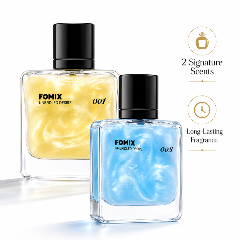 Perfume Fragrance Making - FOMIX 2個入りメンズ香水セット、長時間持続するフレッシュオーシャン＆温かみのある魅惑的なオードパルファムスプレー、シトラスフローラルムスクウッディコロン、昼夜兼用携帯用フレグランスギフト（彼への贈り物）