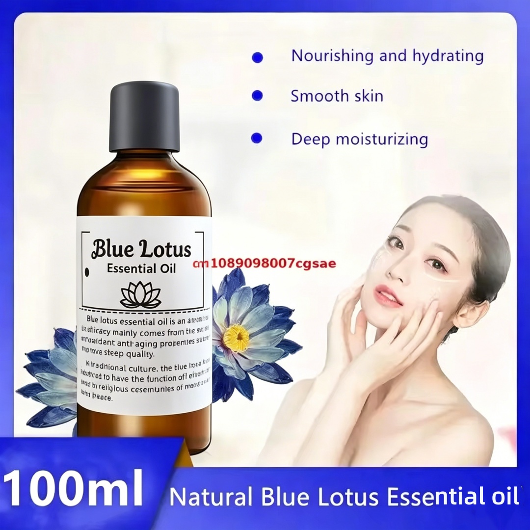 Perfume Quality Fragrance Oils - 天然ブルーロータスフラワーエッセンシャルオイル100ml高品質アロマティック女性用香水美容スキンケア瞑想＆ホームフレグランス