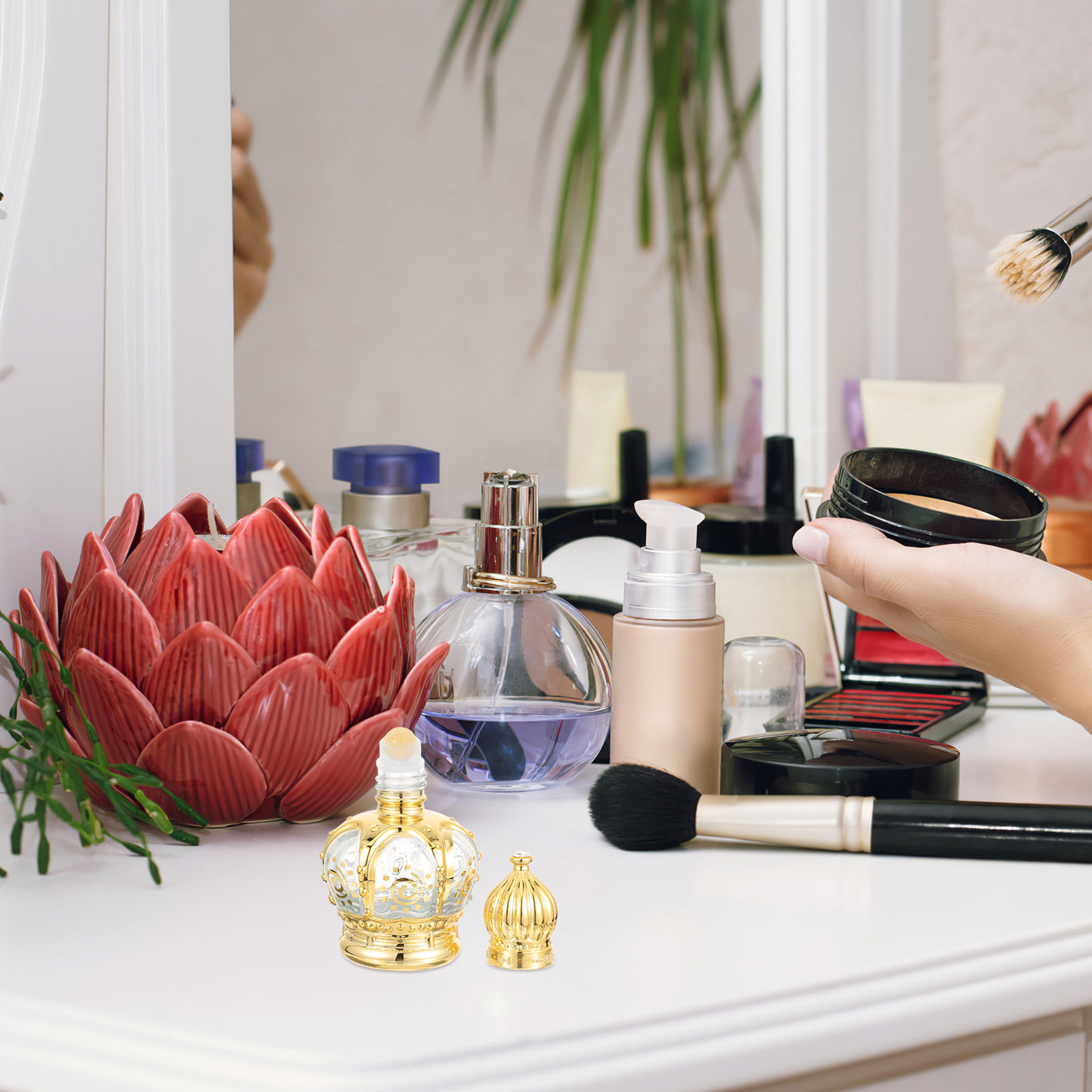 10個入り ジェイドローラーボール エッセンシャルオイルボト - On Perfume & Fragrance Kota Bogor のレビューと価格
