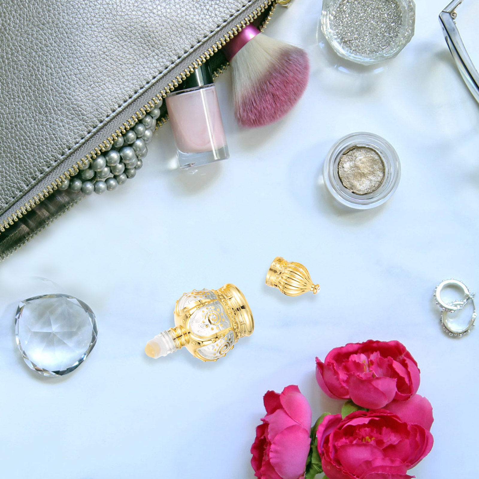 10個入り ジェイドローラーボール エッセンシャルオイルボト - On Perfume & Fragrance Kota Bogor のレビューと価格