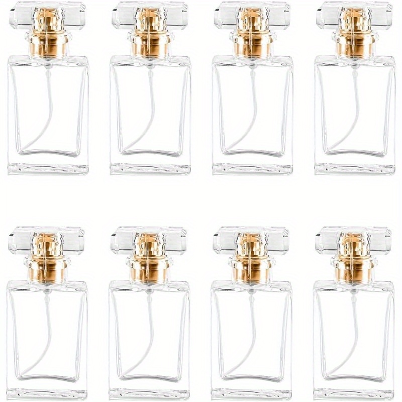 8 個 30 ミリリットルガラス香水瓶空の詰め替えクリア旅行 - Perfume Travel Set のレビューと価格