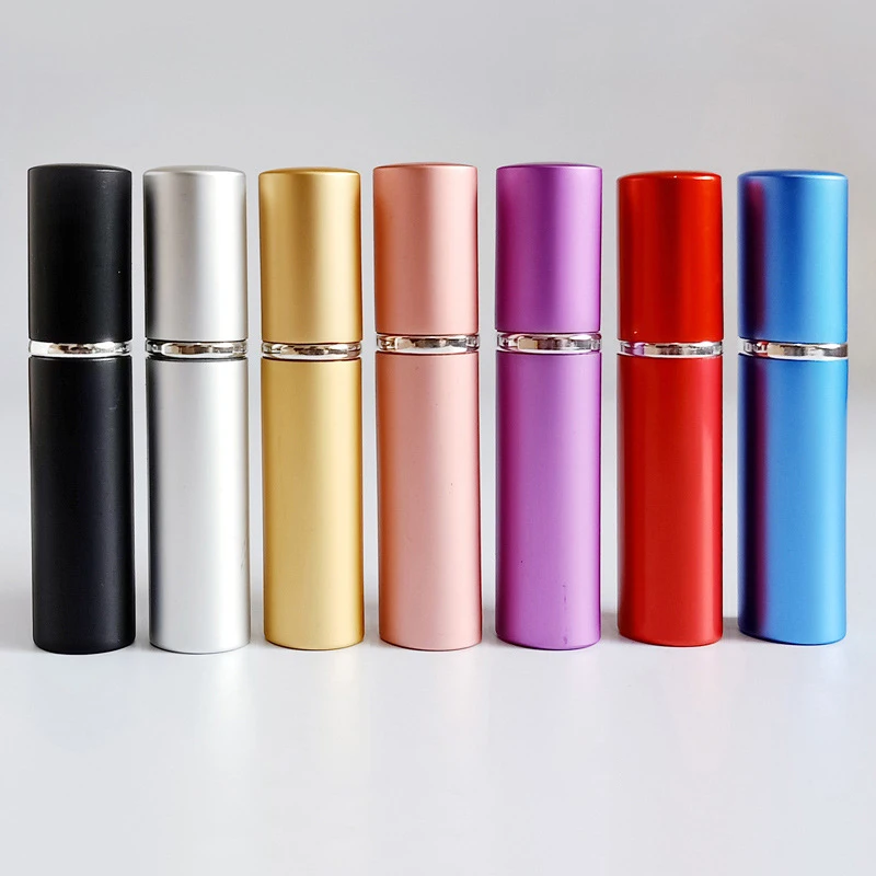 アトマイザー付きの詰め替え可能な香水瓶,アルミニウム,空のポ - Perfume Travel Set のレビューと価格