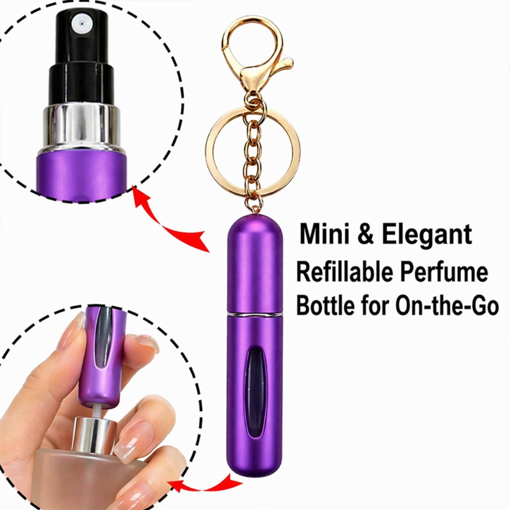 5mlキーホルダー香水詰め替えボトルアトマイザー携帯用ファイ - Perfume Fragrance Vending Machine のレビューと価格
