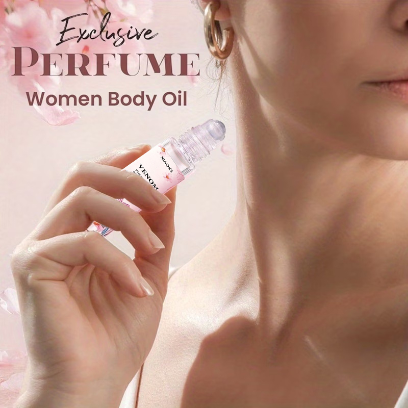 女性用フェロモンロールオン香水 エッセンシャルオイル、長時間 - On Perfume & Fragrance Kota Bogor のレビューと価格