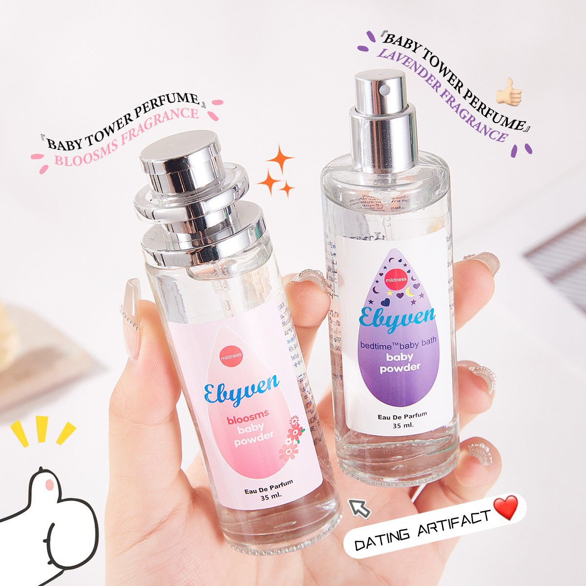 ベビーミルクパウダー女性用香水フレッシュエレガント高品質フロ - Perfume High Fragrance のレビューと価格