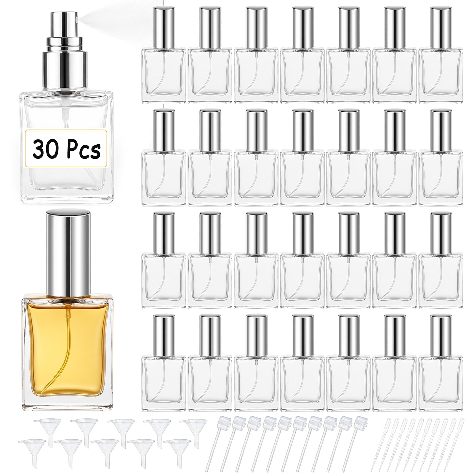 高品質な30個の15ml透明ガラス香水スプレーボトル、包装ツ - Perfume Fragrance Vending Machine のレビューと価格