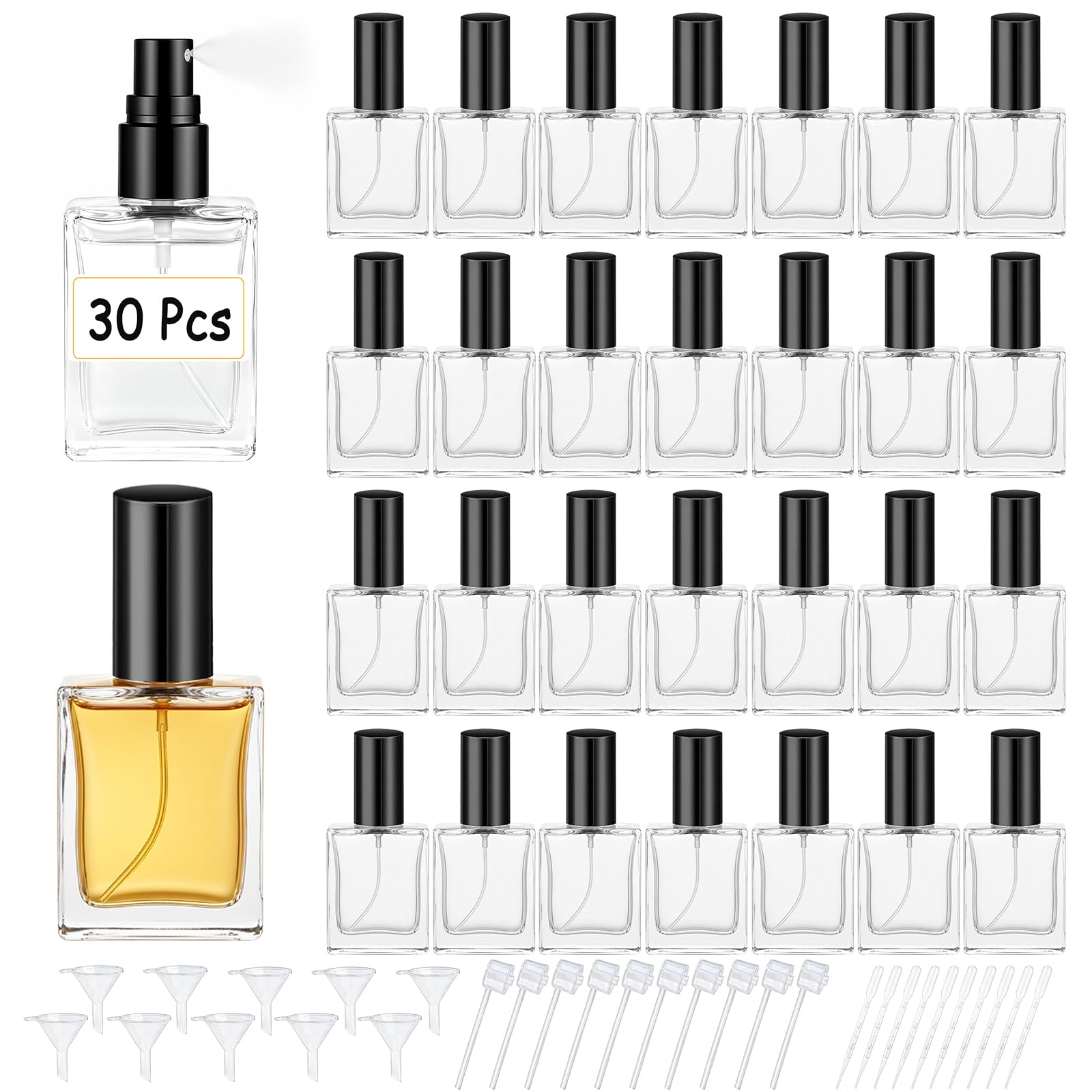 高品質な30個の15ml透明ガラス香水スプレーボトル、包装ツ - Perfume Fragrance Vending Machine のレビューと価格