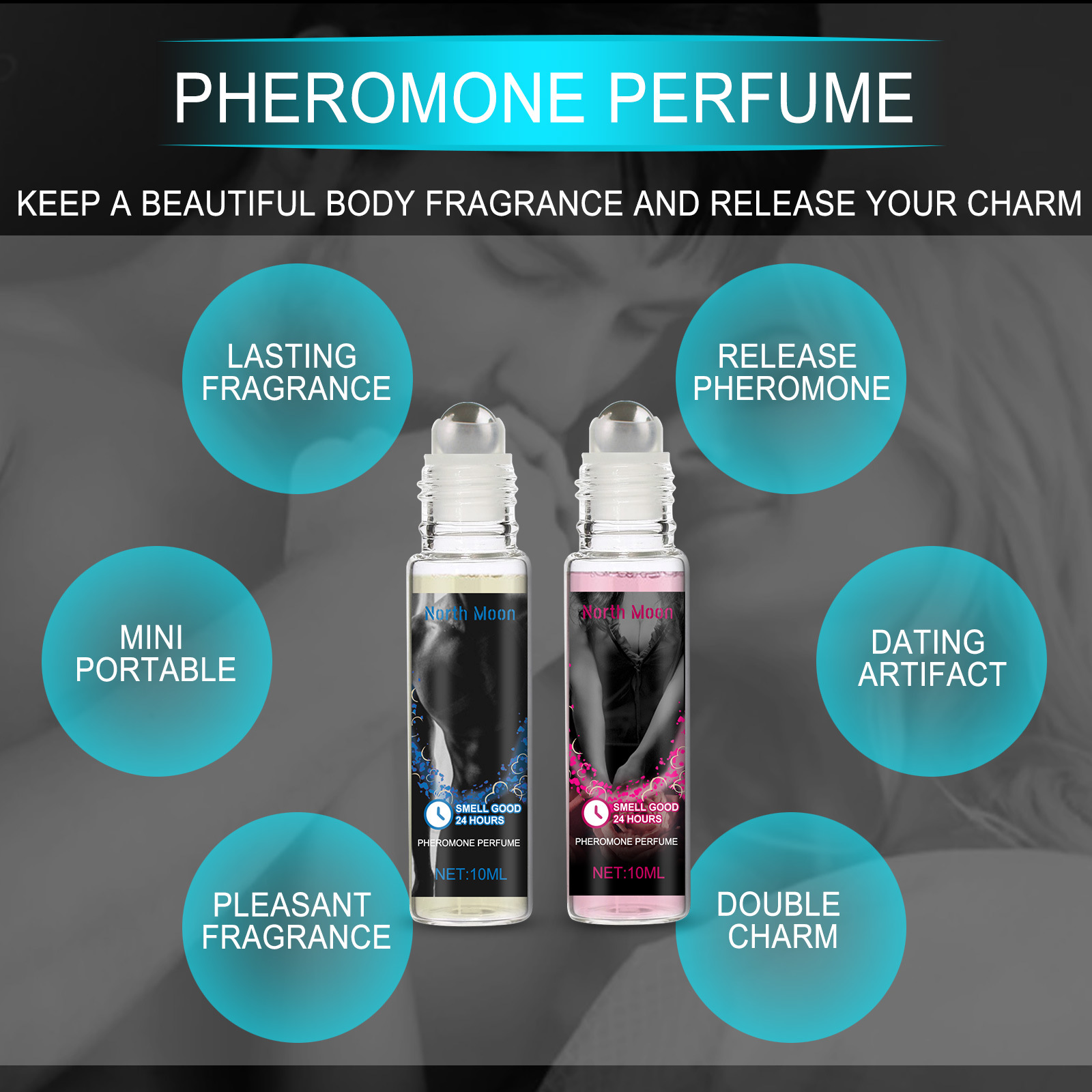 フェロモンロールオン香水、マイルド＆ナチュラル、長時間持続す - On Perfume & Fragrance Kota Bogor のレビューと価格