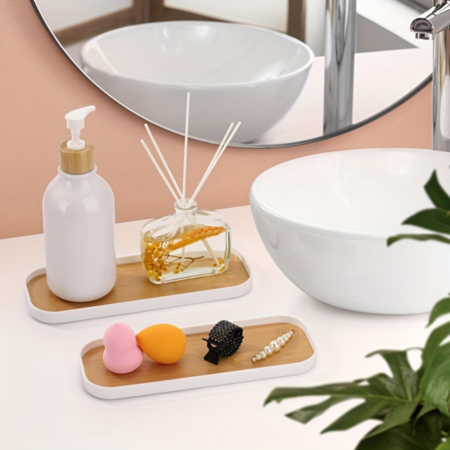 1ピース/2ピースのバスルームバニティトレイ、カウンタートッ - Perfume Fragrance Vending Machine のレビューと価格